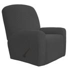 Sofá elástico reclinável Slipcover Easy-Going cinza escuro GG