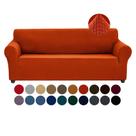 Sofá elástico Slipcover Joccun, sofá de 1 peça, 3 almofadas, abóbora