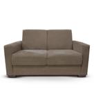 Sofá Estofado 2 Lugares Sala Estar Recepção Lavínia Suede Cor:capuccino