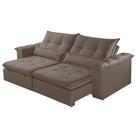 Sofá Exclusive Retrátil e Reclinável 210cm Braço 25cm Meu Sofá Online