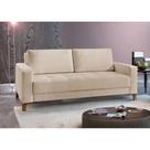 Sofá Fixo 2 Lugares Luxo 140 Cm Orion Bege Sofá Fixo 2 Lugares Luxo 140 Cm Orion Bege