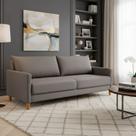 Sofá Fixo 2 Lugares para Sala Living 140cm Capadocia Cinza Escuro