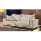 Sofá Fixo 3 Lugares Luxo 180 Cm Aquiles