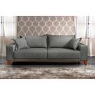 Sofá Fixo Argos 3 Lugares Luxo 180cm Castellar Móbile
