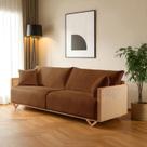 Sofá Fixo Arthur 4 Lugares Luxo 2,70m Castellar Móbile