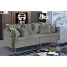 Sofá Fixo Atlas 3 Lugares Luxo 180cm Castellar Móbile Sofá Fixo Atlas 3 Lugares Luxo 180cm Castellar Móbile