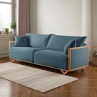 Sofá Fixo Lara 4 Lugares Luxo 2,50m Castellar Móbile