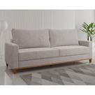 Sofá Fixo Living 2 Almofadas Soltas 4 Lugares 220cm Ares