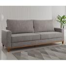 Sofá Fixo Living 2 Almofadas Soltas 4 Lugares 220cm Ares