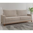 Sofá Fixo Living 2 Almofadas Soltas 4 Lugares 220cm Ares
