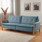 Sofá Fixo Matteo 4 Lugares Luxo 2,40m Castellar Móbile