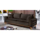 Sofá Fixo Orfeu 3 Lugares Luxo 180cm Castellar Móbile
