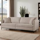 Sofá Fixo Ravi 4 Lugares Luxo 2,50m Castellar Móbile