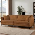 Sofá Fixo Ravi 4 Lugares Luxo 2,50m Castellar Móbile