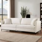 Sofá Fixo Ravi 4 Lugares Luxo 2,50m Castellar Móbile