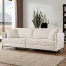 Sofá Fixo Ravi 4 Lugares Luxo 2,90m Castellar Móbile