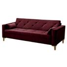Sofá Houston 1,80x Veludo Vinho - Dominic Decor