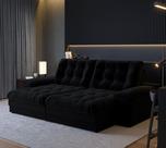 Sofá Houston Retrátil e Reclinável 3 Lugares Suede 210cm Abertura 140cm
