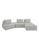 Sofá Ilha na Caixa em Módulos Mobili Assento + canto + assento + Chaise 340cm Estofama Sofá Ilha na Caixa em Módulos Mobili Assento + canto + assento + Chaise 340cm Estofama