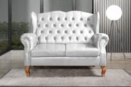 Sofá Imperador Namoradeira Chesterfield Retrô Colonial