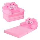 Sofá infantil MOONBEEKI dobrável, cadeira de princesa, cama sofá rosa Sofá infantil MOONBEEKI dobrável, cadeira de princesa, cama sofá rosa