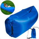 Sofá Inflável Espreguiçadeira De Ar tipo Canoa para Praia Piscina Camping
