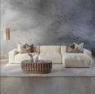 Sofá Lançamento 3,00 Chaise Modular bouclé
