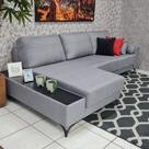 Sofá Lázio Retrátil com Chaise Longue DIREITA*