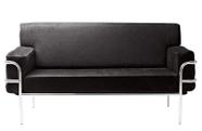 Sofa Le Corbusier 2 Lugares Cromada - 17483 Sofa Le Corbusier 2 Lugares Cromada - 17483