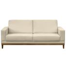 Sofá Living 180cm 3 Lugares Kayrós D05 Suede Bege - Mpozenato