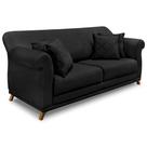 Sofá Living 2 Lugares 1,80m Vênus Veludo Pés Castanho - Pallazio Sofá Living 2 Lugares 1,80m Vênus Veludo Pés Castanho - Pallazio