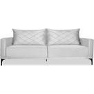 Sofa Living 2 Lugares Nori 160cm Veludo Deluxe 2223 Ezz 2223