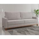 Sofá Living 3 Lugares 220cm Linhão Chanel Viero Móveis Sofá Living 3 Lugares 220cm Linhão Chanel Viero Móveis