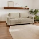 Sofá Living 3 Lugares em Linho Orion