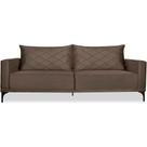 Sofa Living 3 Lugares Nori 200cm Veludo Deluxe 2231 Ezz 2231