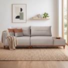Sofá Living 3 Lugares Veludo Trento com Mesa de Apoio