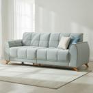 Sofá Living 4 Lugares 195cm X 84cm Salon Turquesa Sofá Living 4 Lugares 195cm X 84cm Salon Turquesa