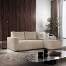 Sofá Living de 90cm com Braço + 90cm sem Braço mais Chaise Lado Direito Meu Sofá Online