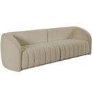 Sofá Living Decorativo 4 Lugares 332cm Meris M22 Bouclê Bege - Mpozenato