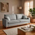 Sofá Living Marau 2,00m Bouclê Cinza - King House