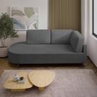 Sofá Living Orgânico 2 Lugares 165cm Base de Ferro Braço Direito Norten