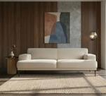Sofá Living para 3 Lugares 220cm Joy Bege