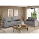 Sofá Living Sarah 150cm com Tecido Linho Claranti