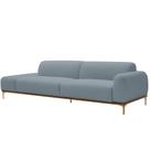 Sofá Living Unne 3 Lugares 210cm Terminal Direito Bouclé Azul Claro - Nexta Casa Sofá Living Unne 3 Lugares 210cm Terminal Direito Bouclé Azul Claro - Nexta Casa