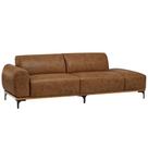 Sofá Living Unne 3 Lugares 210cm Terminal Esq. Corano Caramelo - Nexta Casa