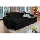 Sofá Londres 2.40m Retrátil e Reclinável Pillow Top