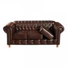 Sofá Luís XV 3 Lugares Chesterfield Capitonê Vintage Clássic Bella Decor Sofá Luís XV 3 Lugares Chesterfield Capitonê Vintage Clássic Bella Decor