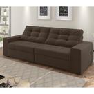 Sofá Luisiana 202 cm com 2 Lugares - Chocolate