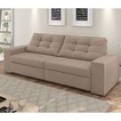 Sofá Luisiana 232 cm com 2 Lugares - Marrom Claro Sofá Luisiana 232 cm com 2 Lugares - Marrom Claro