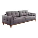 Sofá Luxo Fixo Living Mercúrio 1.80m Linho Cinza